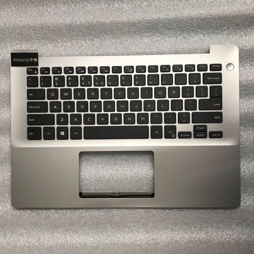 For New Dell inspiron 14 5480 5488 5485 silver host cover with keyboard 0DNF8W