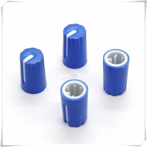 10 Pieces Plastic Half Shaft Knob Diameter 10.5mm Height 17mm Potentiometer Encoder Knob 0 Degree D-Shaped Inner Hole 6mm