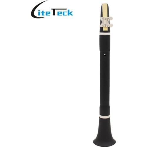 LADE Mini Bb B Flat Clarinet Clarionet Woodwind Instrument with Cleaning Cloth Grease Reeds Carrying Bag for Beginners Practice