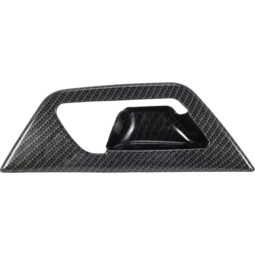 For Peugeot 3008 Gt 2017 2018 Carbon Fiber Interior Inner Door Handle Catch Cover Trim Inserting Decal Panel Car Accessories
