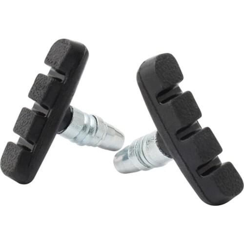 2Pcs Road Bike Brake Pads Shoes for Alloy Rims Bicycle Brake Pads Shoes Tools Silent Bicycle Brake Pads Cycling Parts