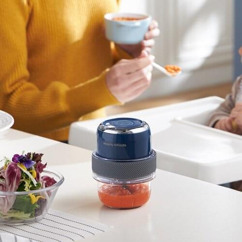 3 Cups 160ML Wireless Electric Meat Grinder Food Chopper Mini Stainless Electric Kitchen Chopper Meat Grinder Shredder