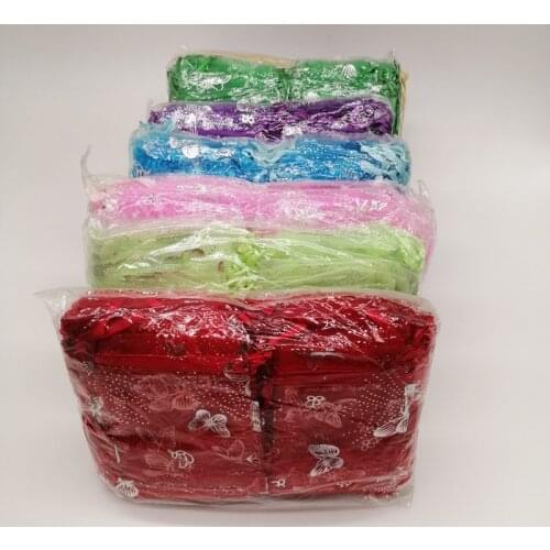 50Pcs 15x20 17x23 20x30 Big Butterfly Organza Bags Butterfly Draw String Gift Bag for Jewelry Packing Bag Storage Display Pouch