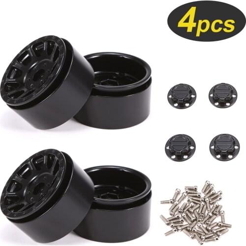 AUSTAR AX-2018GL 4PCS 62*35mm Aluminum Alloy Wheel Rim for RC Off-road Car Compatible with trx6 KM2 AXI03004 AXI03005