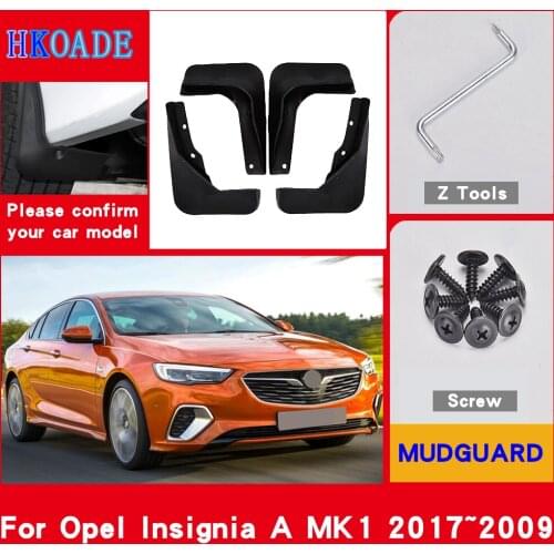 Car Fender Mud Flaps For Opel Insignia A MK1 2017~2009 Mudguards Splash Guards Fender Mudflaps Car Fender Accessories