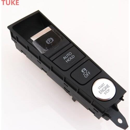 RWSYPL Car Auto Holder ESP OFF ASR Engine Start/Stop Switch Hand Brake Button For CC Passat B7 3AD 927 137 B 3AD 927 137 A