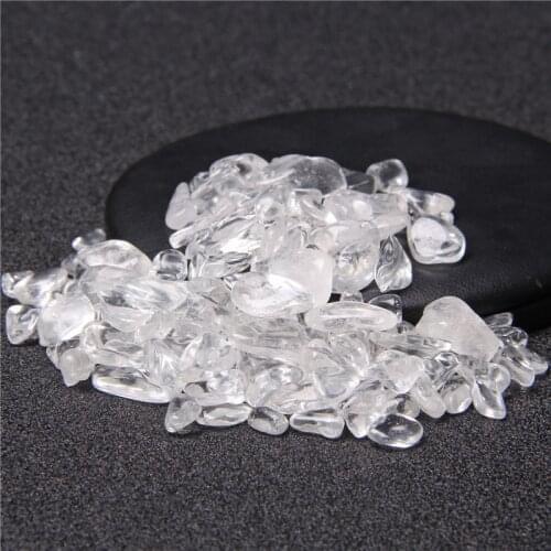 Undrilled 20G 50G 100G Irregular Natural Clear Quartz Chips Beads White Crystal Loose Beads for Jewelry Making Home Decor DIY