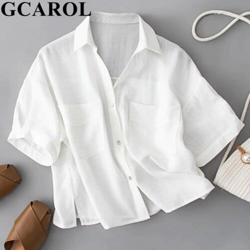 GCAROL White Blouses