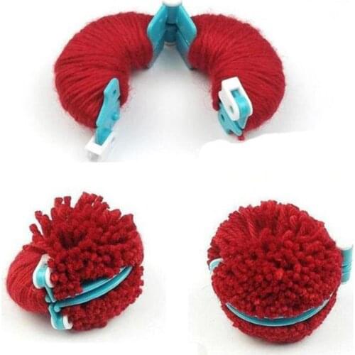 Pompom Makers 4 Sizes Pom-pom Maker Fluff Ball Waver for beginner friendly DIY Wool Yarn Crochet Knitting Craft Tool Set