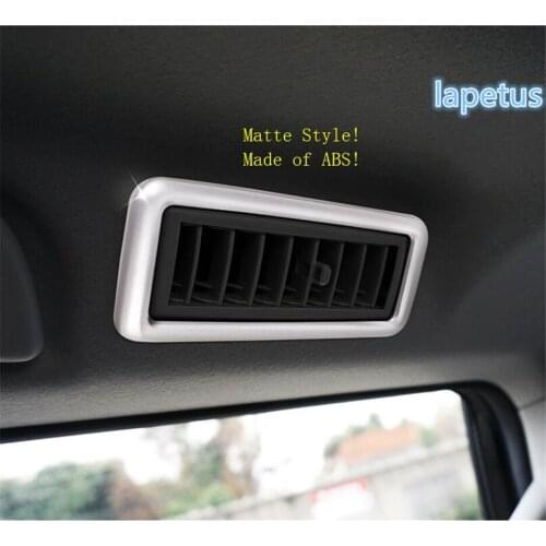 Lapetus Matte Roof Up Air Conditioner AC Outlet Vent Decoration Frame Cover Trim For Toyota Land Cruiser Prado FJ150 2011 - 2020