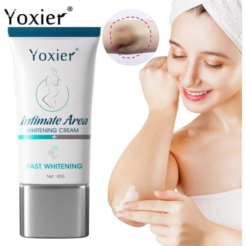 Yoxier Intimate Area Whitening Cream Women Private Part Whitening Vagina Neck Underarm Fast Brighten Dark Spots Whiten Skin Care