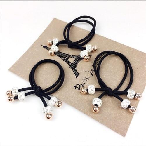 1PCS Novelty Scrub BallS Elastic Hair Bands Toy For Girl Handmade Bow Headband Scrunchy Kids Hair Accessories For Women 2018