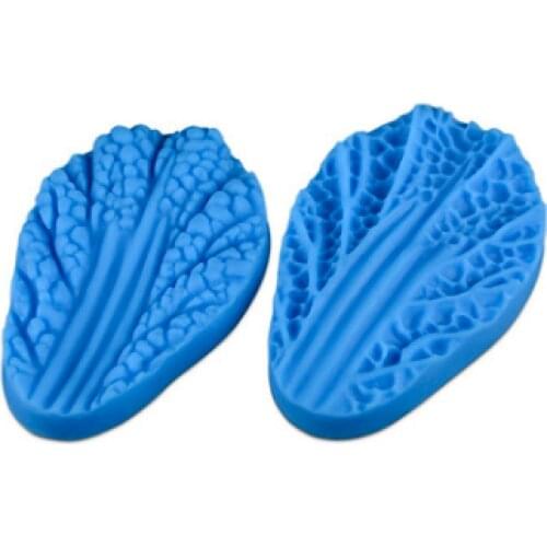 3D Chinese Cabbage Leaves Leaf Flowers Silicone Mold For Kitchen Baking Accessories Fondant Cake Decorating Tools H469