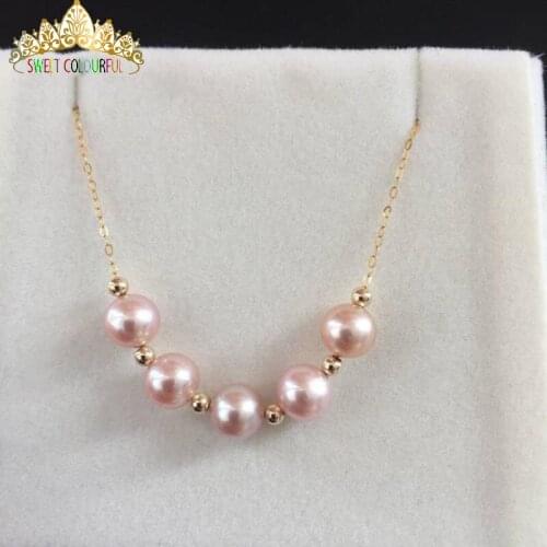 SWEET COLOURFUL Pearl Necklaces For Women