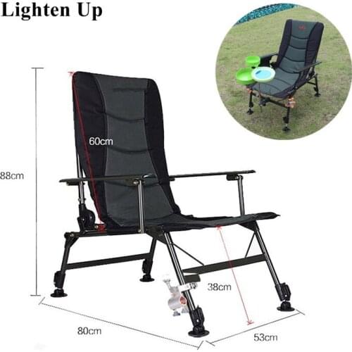 Outdoor Camping Chair Adjustable Long Back Chair Folding Fishing garden picnic beach Relaxation chair