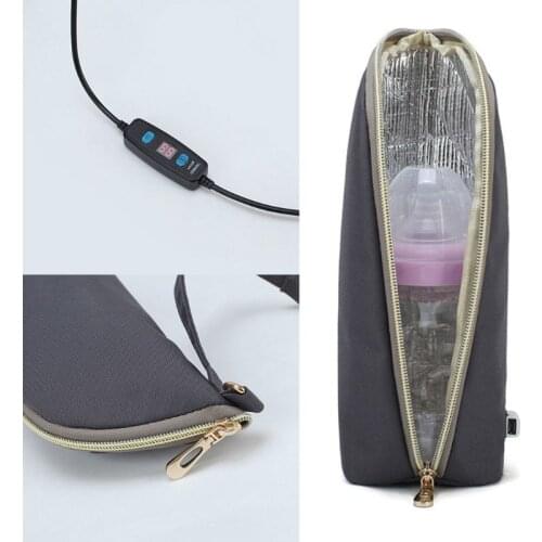Baby Infant Outdoor Bottle Warmer USB Portable Travel Stroller Bag Insulated Hot Water Milk Quickly Insulation Heater