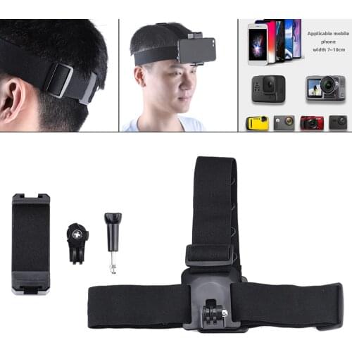 Universal Smartphone Selfie Head Mount Strap Set, Wide Compatible