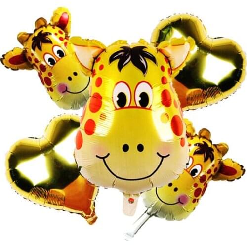 5 Pcs Cows & Mini Cows And 18 Inch Heart Balloons Party Supplies, Animal Party Mylar Balloon for Birthday Balloon Bouquet Decor