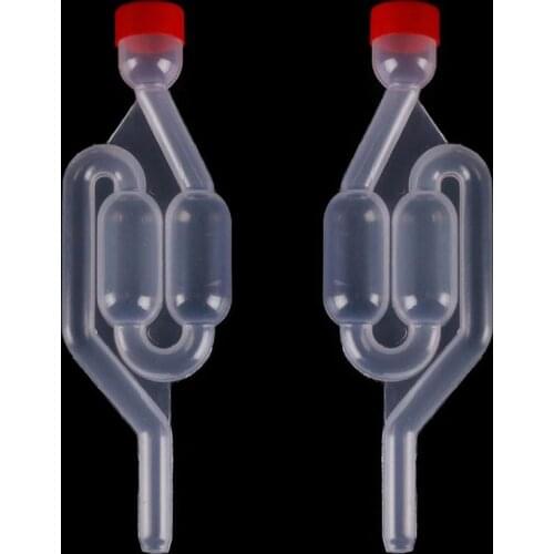 Exhaust Check Distiller For Wine Beer Valve Fermentation Airlock Sealed Plastic material Check Valve Eco Friendly Distiller Tool