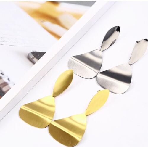 OUFEI Stainless Steel Jewelry Woman Vogue 2019 Charm Drop Earrings Jewelry Accessories Earrings For Women Wholesale Lots Bulk