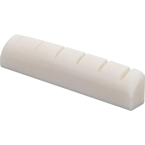 1 pcs Guitar Bridge Saddle Nut 6 String Electric Guitar Made of Real Bone 43x6x9mm