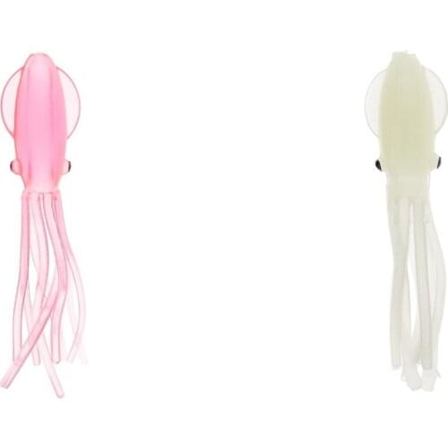 10 Pieces Octopus Squid Fishing Lure Artificial Vivid Fishing Bait Lures