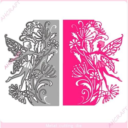 Butterfly Fairy Lace Frame Metal Cutting Dies for DIY Scrapbooking Photo Album Decorative Embossing PaperCard Crafts Die 2021