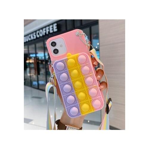 Coin Bags Pop Case For Samsung Galaxy A51 A71 A11 A21 A31 A41 A01 A02 A03 A12 A32 A42 A52 A72 A22 A82 F12 F41 F62 Wallet Cover