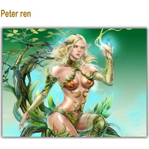 Diy Diamond painting cross stitch Full round\square diamond mosaic Arts and Crafts diamond embroidery "Anime character pictures"