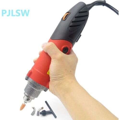 PJLSW Mini Electric mill Grinder 240W Mini Polisher 6Gears Speed Full Copper Motor 0.5-6mm Chucks