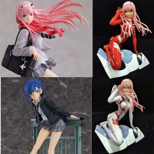 Newest DARLING In The FRANXX Zero Two Sexy Girl Anime PVC Action Figures Toys Anime Figure Toy Collection For Kids Gift