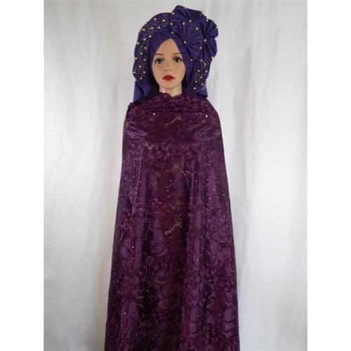 Dubai Fabric Hot Selling African 100% Cotton Lace Fabrics 2021 High Quality French Swiss voile Pure Cotton Lace Fabrics 5yards