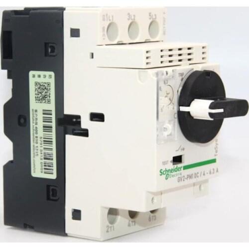 GV2-PM10C 4.0-6.3A GV2PM10C TeSys motor circuit-breaker, rotary knob, 4-6.3A
