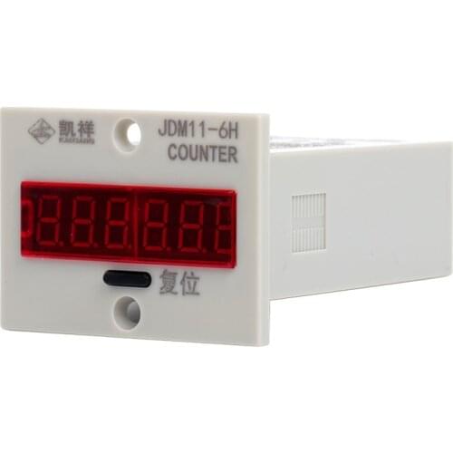 JDM11-6H industrial punching machine assembly line electronic counter 6-digit LED digital display
