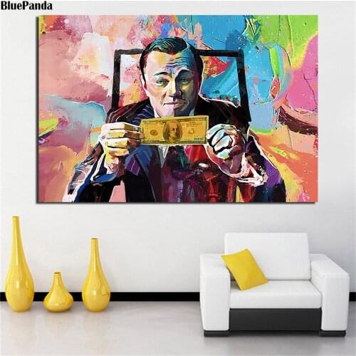 Money Art Money Talks Oil Print Poster Painting On Canvas Bedroom Wall Art Decoration Pictures Home Decor