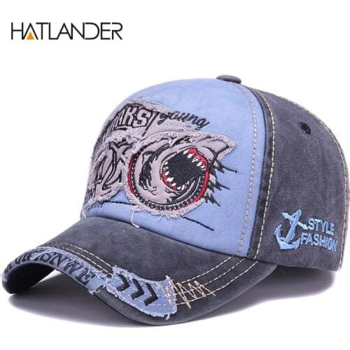 HATLANDER Fashion sports caps outdoor running hats vintage dad hat 5panels snapback cap cotton applique embroidery baseball cap