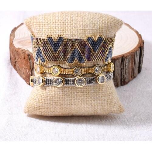 Rttooas Heart Charm Bracelets Set Fashion Crystal MIYUKI Bracelet Pulseras Mujer Moda 2020 Handmade Trendy Female Jewely