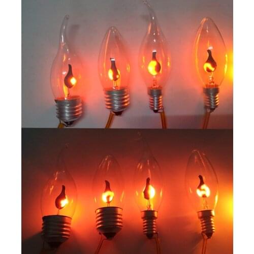 Red God worship lamp, altar, flame, candle, light bulb, God of wealth, Buddha, God of wealth, lotus lamp, E14, E12 e27