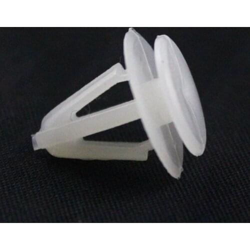 Nylon White Auto Door Trim Panel Retainer Clip For Toyota Fastener Rivet