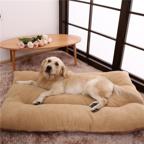 2020 New Soft Warm Pet Mat Small Large Puppy Fleece Soft Blanket Cushion Cat Dog Blankets Sleeping Cover Towel Cushion Pad Cover