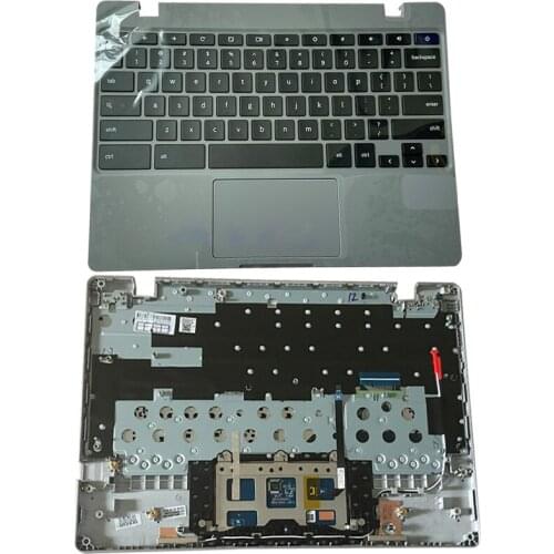 NEW Laptop For Samsung Chromebook4 XE310XBA BA98-01976A Palmrest Upper Case US keyboard Touchpad