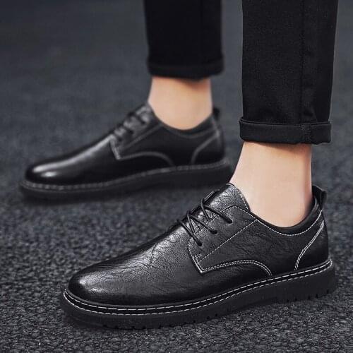 Causal Shoes For Men Men Black Casual Shoes Mens Loafers Fashion Causal Sneakers Leather Man Shoe Hot Sale Zapatos Hombre