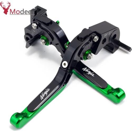 For Kawasaki NINJA ZX 1000 NINJA ZX10R 2012 Motorcycle Accessories Adjustable Folding Brake Clutch Lever