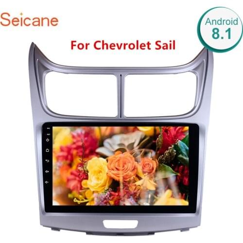 Seicane GPS Head Unit 9" 2din Android 8.1 Car Radio For Chevrolet Sail 2010-2013 HD 1080P Touchscreen Multimedia Player Stereo