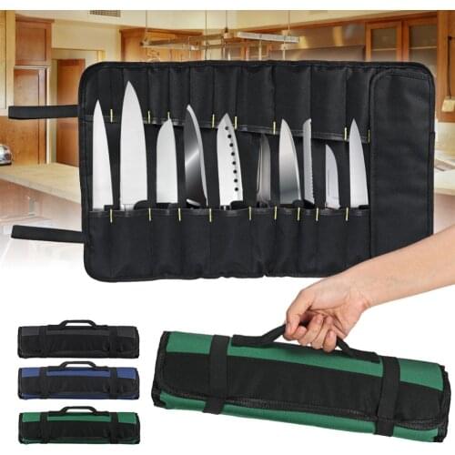 Knife bag Home Garden Multifunction Tool Bags Practical Carrying Handles Oxford Canvas Roll Bags For Tool New instrument Case