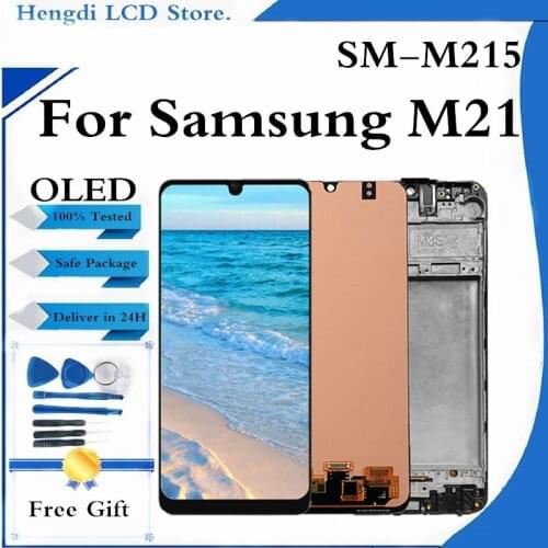 OLED LCD For Samsung M21 M215F LCD Display Touch Screen Digitizer Assembly For Samsung M21 Display With Tools