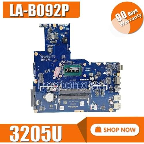 ZIWB2/ZIWB3/ZIWE1 LA-B092P Rev:3.0 motherboard For Lenovo B50-80 Laptop motherboard ( For intel 3205U CPU ) 100% tested