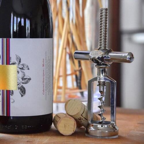 1pcs Creative Screw Corkscrew Gadgets Metal Champagne Wine Bottle Opener Cross Cork Corkscrew Party Bar Kitchen Tools
