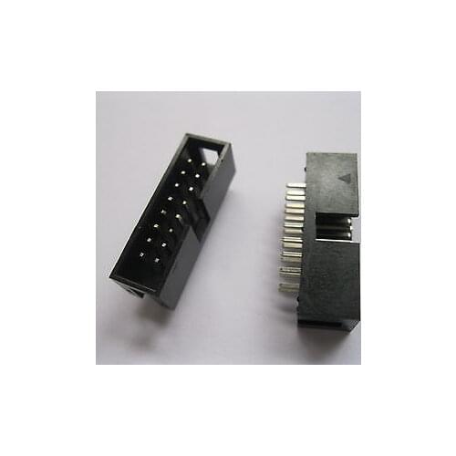 10 pcs 16 PIN Male Box Header Connector 2.54mm NEW