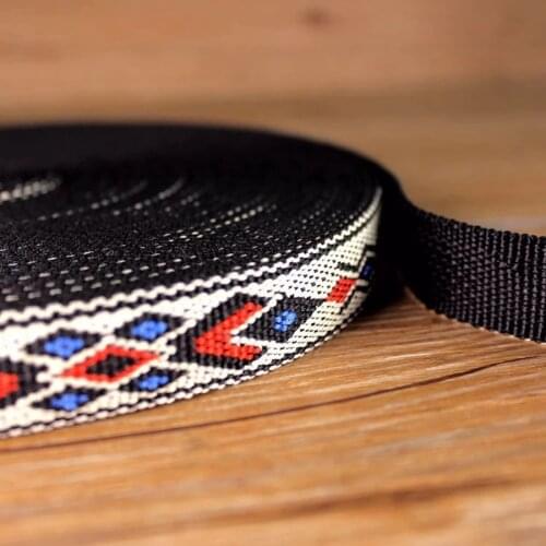 15 yards Jacquard Webbing High Quality Webbing For dress shoes and hats Vintage luggage trim Decor accessories Sewing Materials